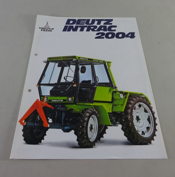 Datenblatt Deutz Intrac 2004 Stand 01/1979