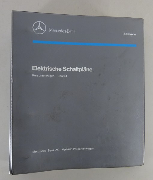 Elektrische Schaltpläne Band 4 Mercedes W124 MOPF1 + 500E Stand 09/1989 - 1994