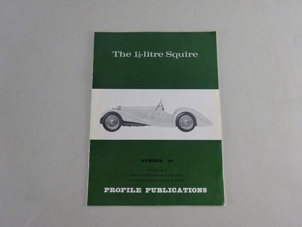 Broschüre / Brochure The 1 1/2-litre Squire - Profile Publications No. 64