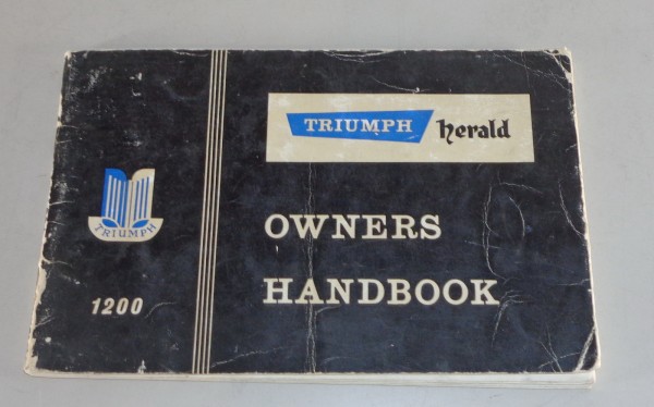 Betriebsanleitung / Handbuch Triumph Herald 1200 von 08/1963