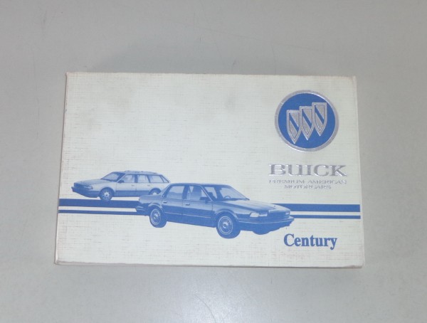 Owner's Manual / Betriebsanleitung Buick Century von 1992