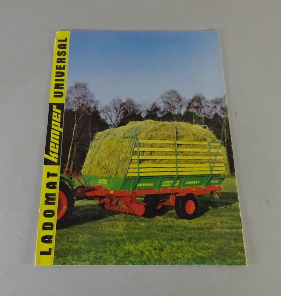 Prospekt / Broschüre Kemper Ladewagen Ladomat Universal