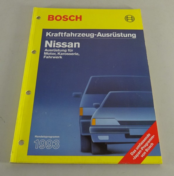 Handelskatalog Bosch Kraftfahrzeugausrüstung für Nissan Stand 1993