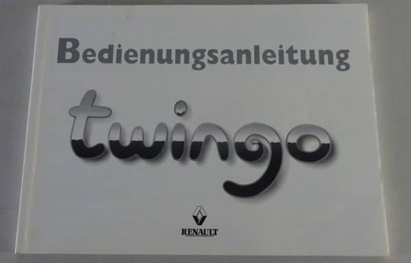 Betriebsanleitung / Handbuch Renault Twingo Stand 03/1998