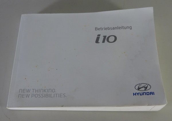 Betriebsanleitung / Handbuch Hyundai i10 Typ IA / BA Stand 01/2017