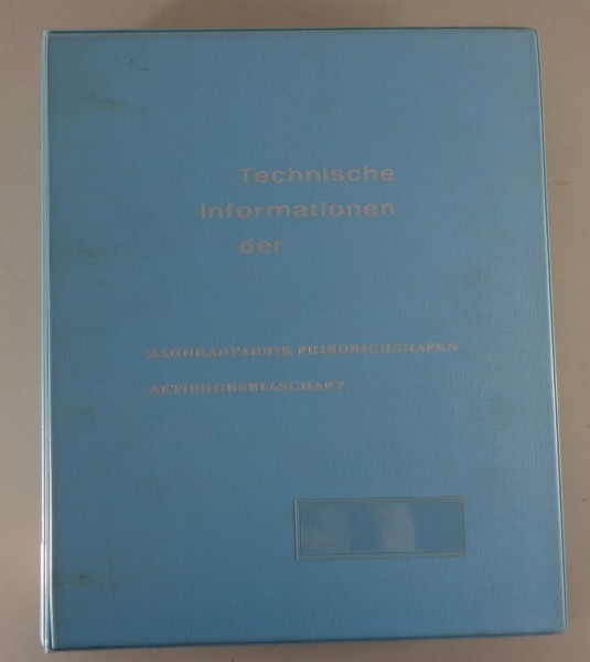 Technische Informationen ZF Land- und Baumaschinen Stand 1988