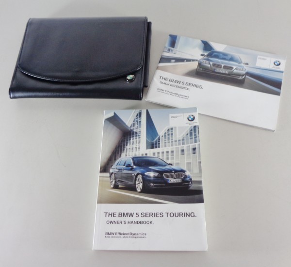 Owner's Manual + Wallet 5Series BMW F11 Touring 520i 535d from 2011