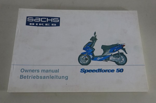 Betriebsanleitung / Handbuch Sachs Speedforce 50 - Roller Stand 02/2007