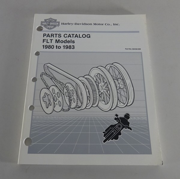 Parts catalog / Spare parts list Harley Davidson FLT Models 1980-1983 from 1989