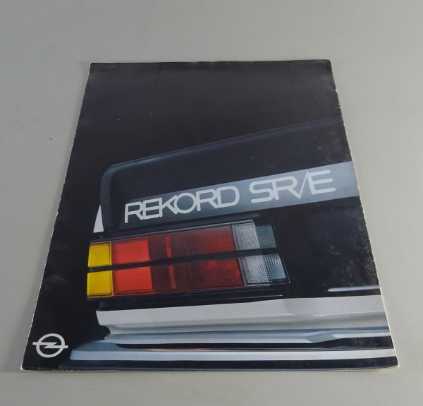 Faltprospekt / Broschüre Opel Rekord E 1 SR/E Stand 04/1982