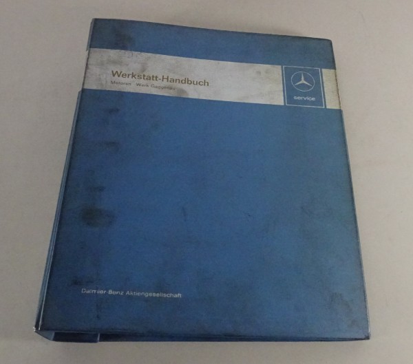 Werkstatthandbuch Mercedes LKW Motoren OM 346, 346 A + 355 Werk Gaggenau - 1970