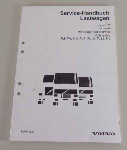 Werkstatthandbuch Volvo LKW FM, FH, NH, FL7, FL10, FL12, NL Vollservice von 2000