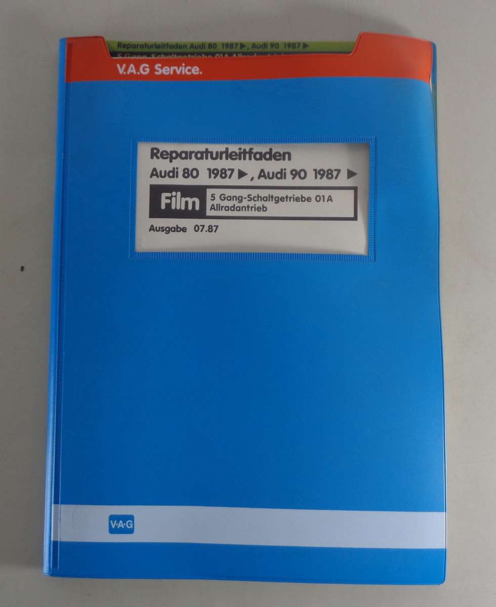 Werkstatthandbuch / Film Audi 80 / 90 Typ 89 B3 5 Gang ...