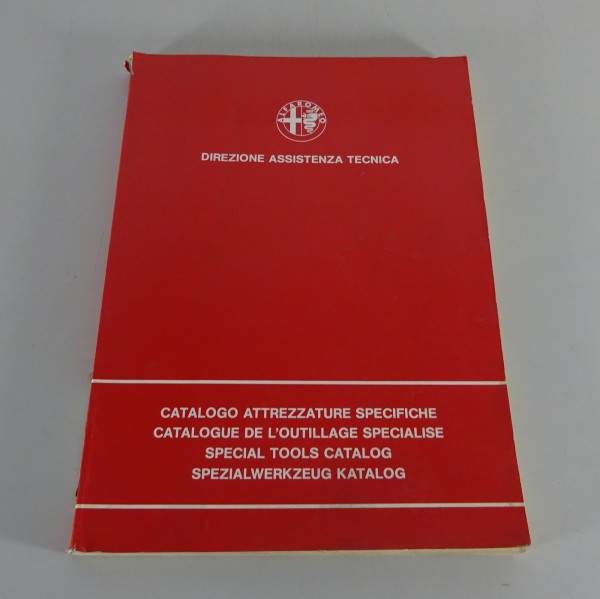 Spezialwerkzeug Katalog Alfa Romeo Giulia Alfetta Alfasud 2000 Montreal - 9/1977