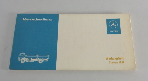 Scheckheft / Wartungsheft Mercedes Benz Schwere LKW 1417 1424 1624...von 10/1974