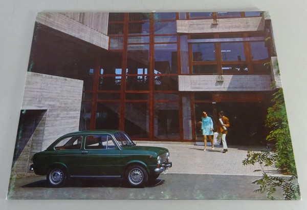 Showroom-Bild / Schauraumbild Fiat 850 - original