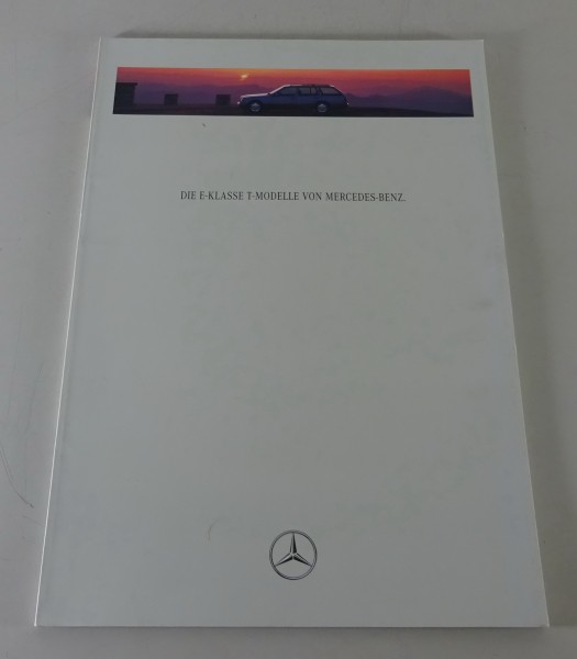 Prospekt Mercedes-Benz W124 MOPF 2 T-Modell Benzin & Diesel Stand 02/1995