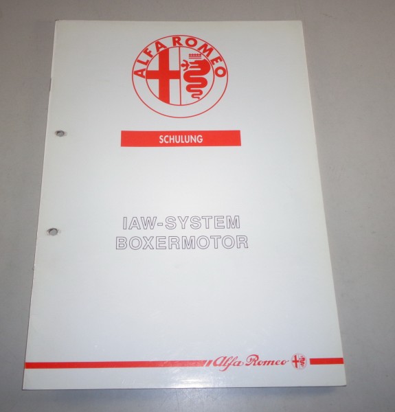 Schulungsunterlage Alfa Romeo IAW System Boxermotor von 10/1992