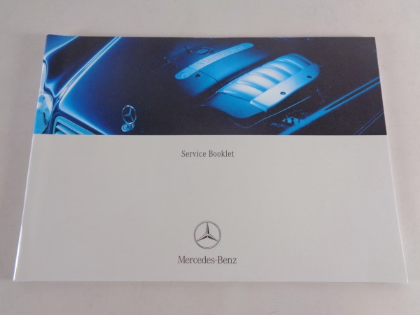 Scheckheft Mercedes Benz A-Klasse W169 auf Englisch von 06/2004