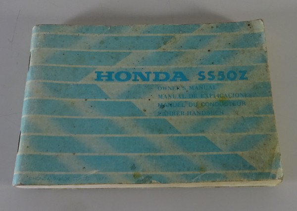 Betriebsanleitung / Handbuch Honda SS 50 Z Stand 1977