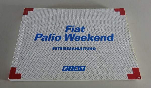 Betriebsanleitung / Handbuch Fiat Palio Weekend Stand 04/1999