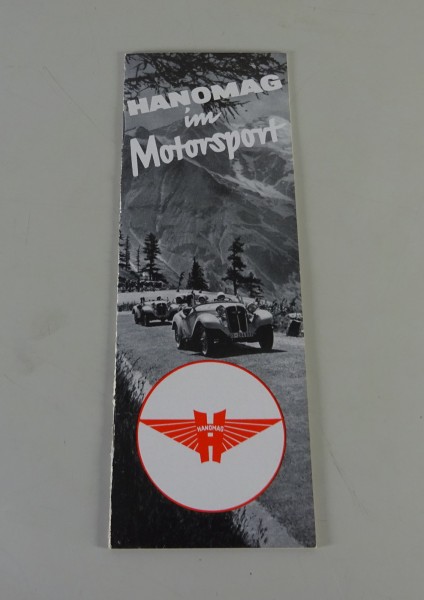 Prospekt / Broschüre Hanomag im Motorsport Stand 1939/40