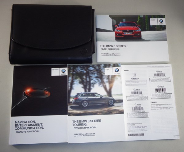 Owner's Manual + Wallet BMW 3-Series F31 Touring from 2014