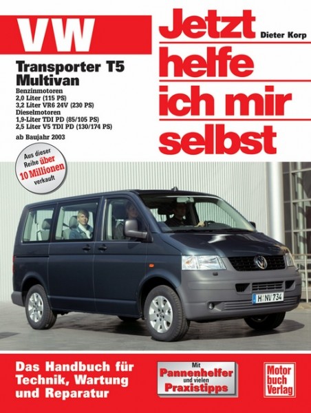 Reparaturanleitung VW Transporter T5 / Multivan ab 2003 - Jhims Band 237