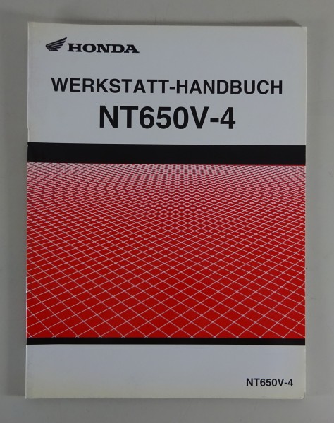 Werkstatthandbuch Honda XL 650 V - 4 Stand 08/2003