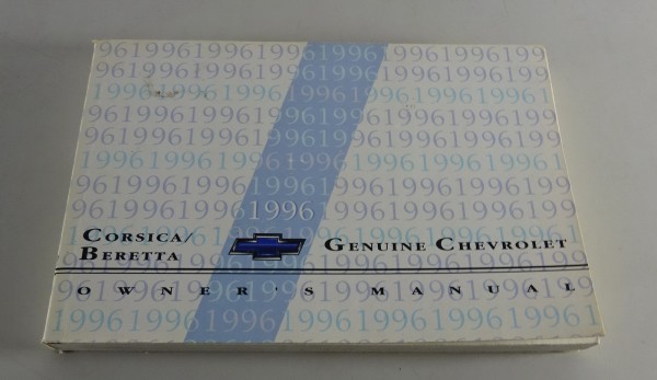 Owner´s Manual / Handbook Chevrolet Corsica / Beretta Stand 1996