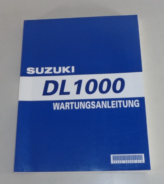 Werkstatthandbuch / Wartungsanleitung Suzuki DL 1000 V-Strom K2 von 03/2002