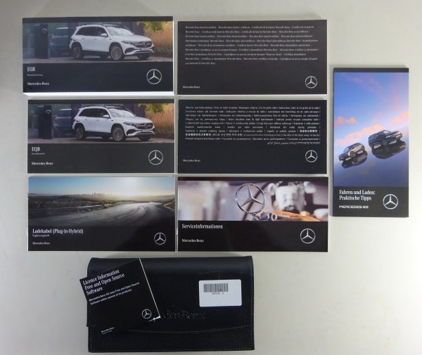 Bordmappe + Betriebsanleitung Mercedes-Benz EQB Typ X243 Stand 01/2023