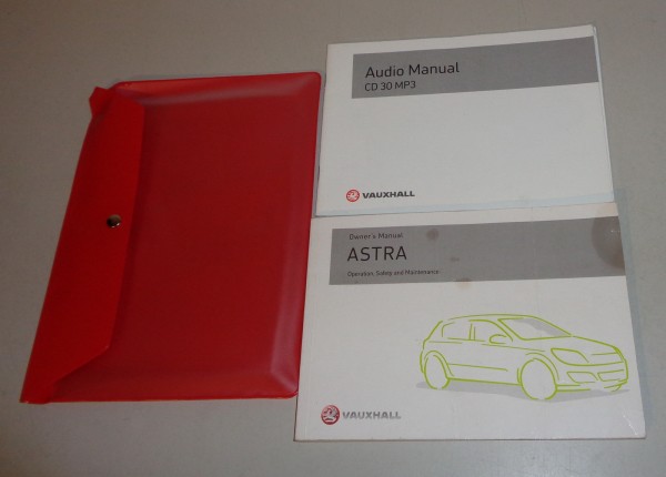 Owner´s Manual + wallet Vauxhall Astra H Stand 2004