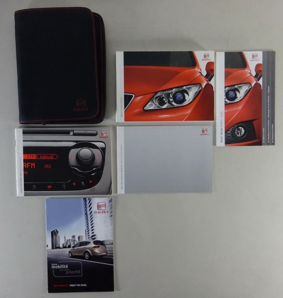 Bordmap met Instruktieboek Seat Ibiza IV Typ 6J Benzin & Diesel Stand 02/2011