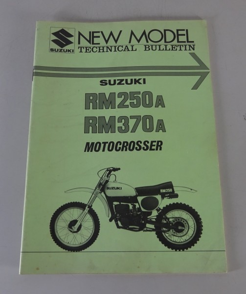 Technical Bulletin / New Model Suzuki RM 250 A / RM 370 A Stand 08/1975