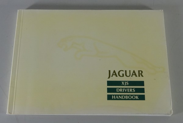 Owner's Manual Jaguar XJ-S / XJS 3.6 & 5.3 V12 Coupé + Cabrio from 1987