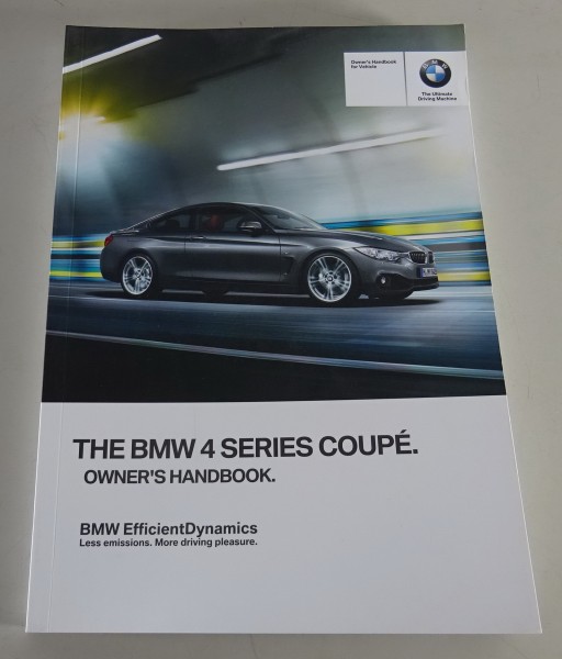 Owner´s Manual / Handbook BMW 4er Coupé F32 Stand 02/2015