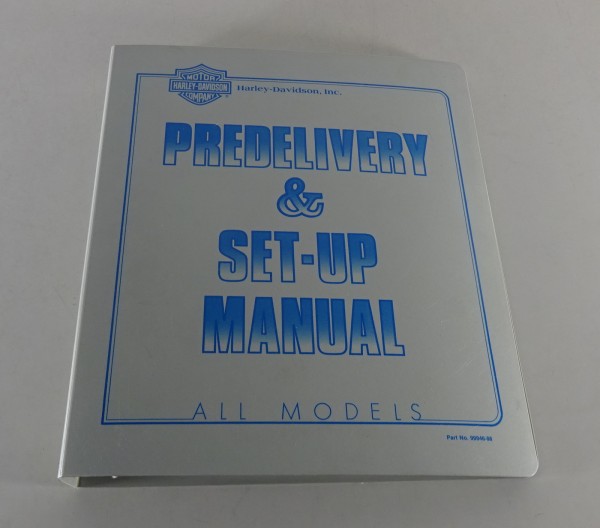 Predelivery & Set-up Manual Harley Davidson All 2005 Models from 06/2004