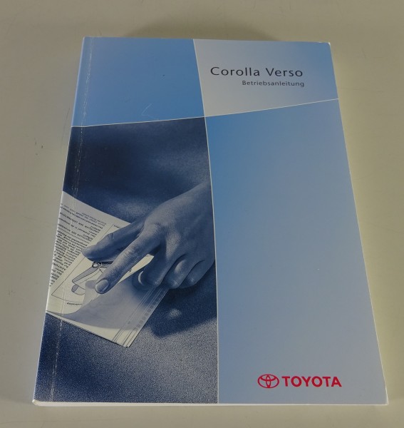 Betriebsanleitung / Handbuch Toyota Corolla Verso Stand 12/2004