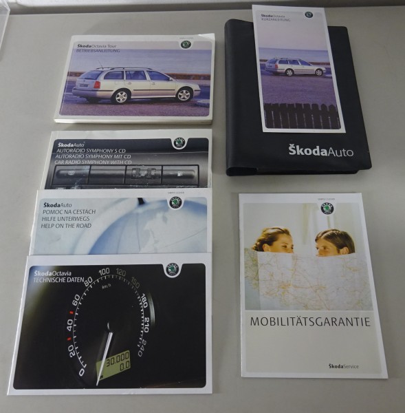 Bordmappe mit Betriebsanleitung Skoda Octavia Tour Stand 10/2004