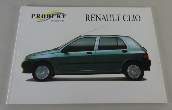 Prospekt Produkt Intern Renault Clio I mit 1,2l 55 PS & 1,4l 75 PS Stand 09/1990