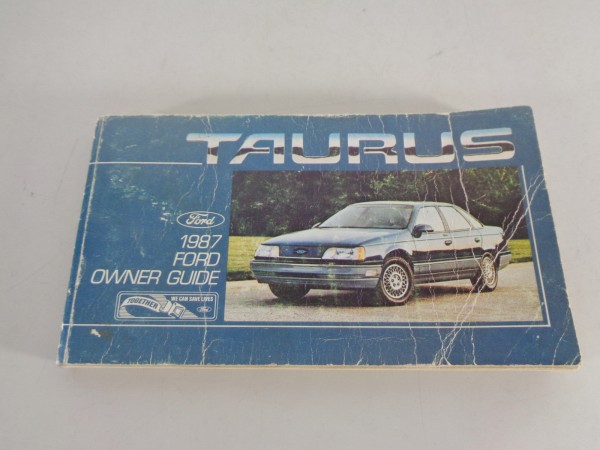 Betriebsanleitung / Handbuch Ford Taurus Stand 1987