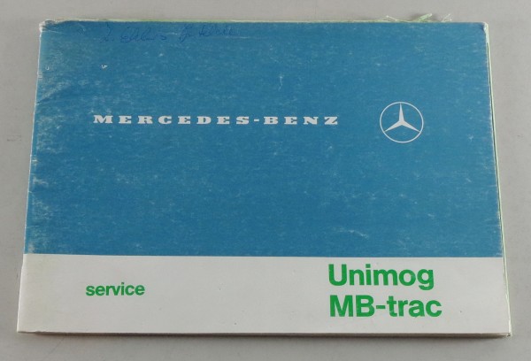 Wartungsheft Mercedes Benz Unimog + MB Trac von 1983