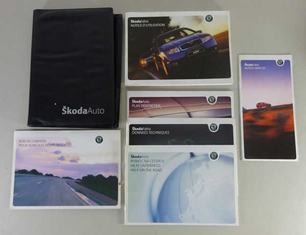 Notice d'utilisation + portefeuille bord Skoda Fabia I from 08/2003