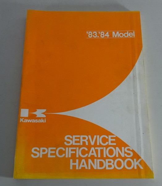 Technisches Service Handbuch Daten Kawasaki Model 1983 / 1984