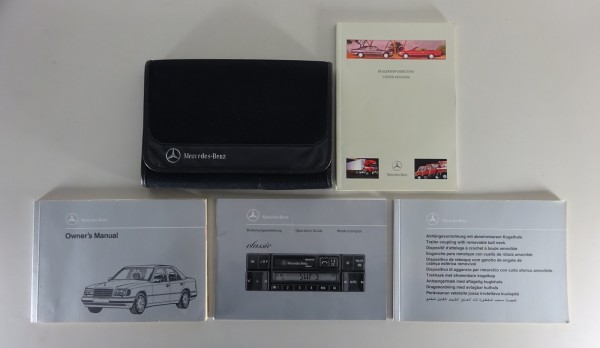 Wallet + Owner's Manual Mercedes Benz E-Class W124 E 200 - E 500 from 03/1994