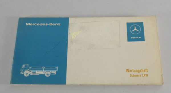 Scheckheft / Wartungsheft Mercedes Benz Schwere LKW 1424 1924 2226...von 10/74