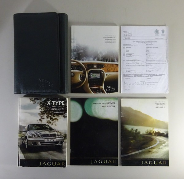 Bordmappe + Betriebsanleitung / Handbuch Jaguar X-Type Stand 2007