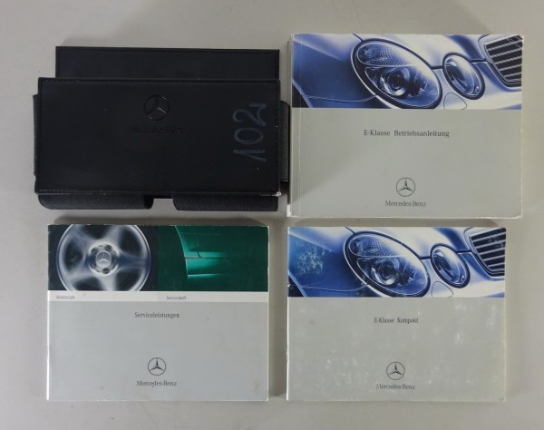Bordmappe + Betriebsanleitung Mercedes-Benz E-Klasse W211 Limousine Stand 1/2002