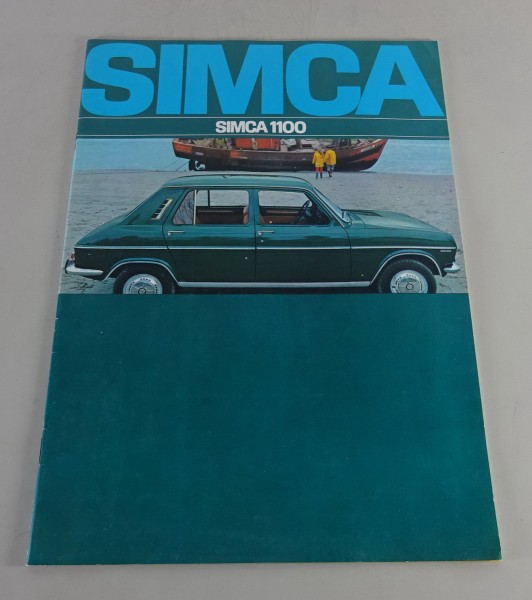 Prospekt / Broschüre Simca 1100 Stand 10/1969